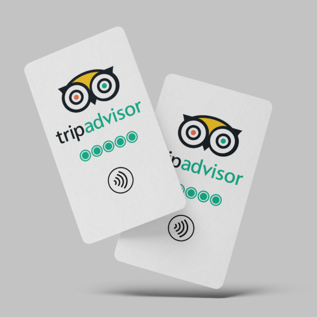 NFC Κάρτες για Tripadvisor Reviews